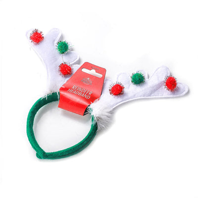 Reindeer Pompom Headband
