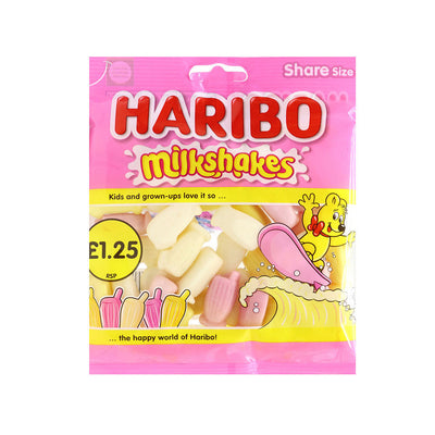 Haribo Milkshakes Share Bag 140g x 3Pack