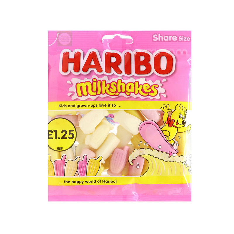Haribo Milkshakes Share Bag 140g x 3Pack