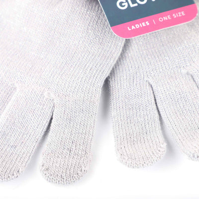 Ladies Lurex Fancy Gloves
