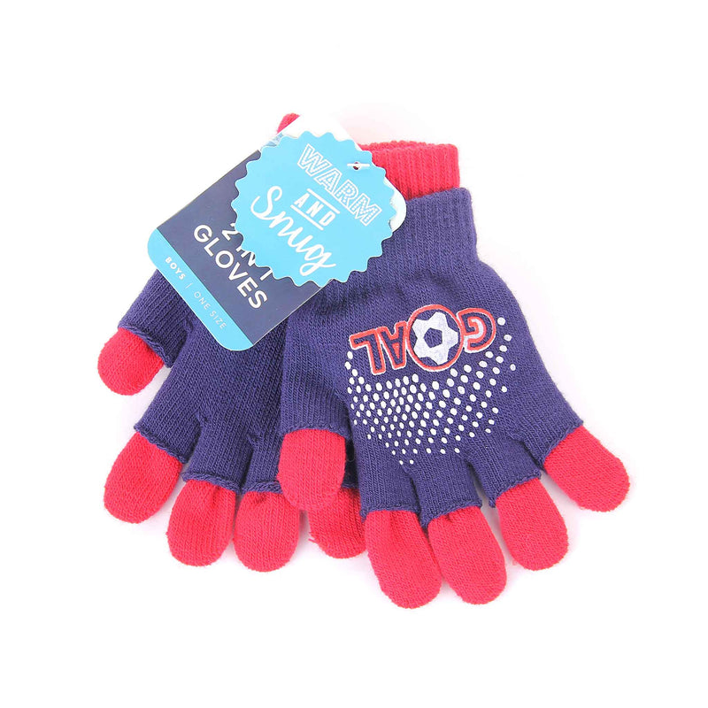 Boys 2 In 1 Gloves