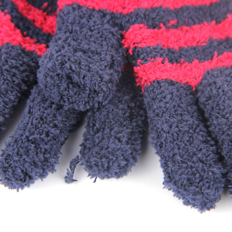 Kids Cosy Stripe Gloves