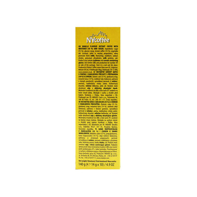 NY Coffee 3 In 1 Vanilla Flavour 10 Sachets