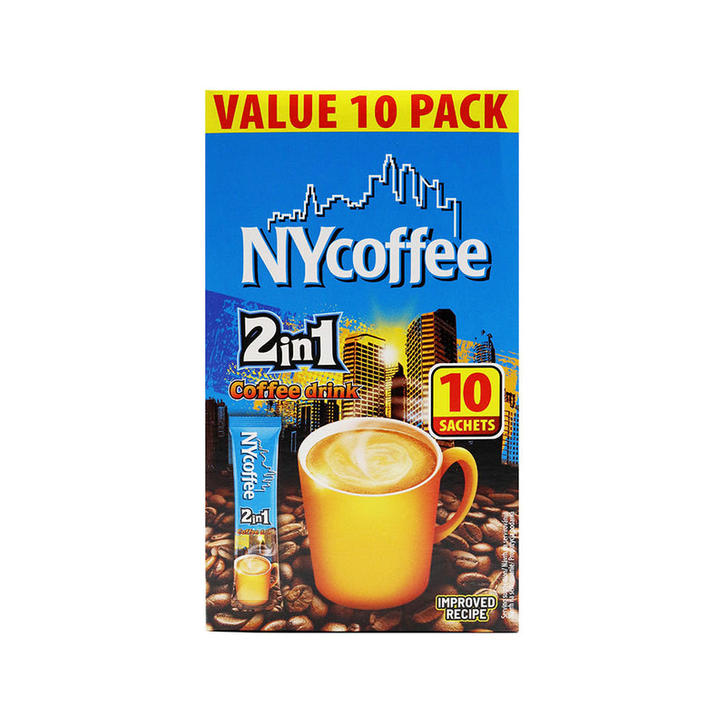 NY Coffee 2 In 1 Coffee Drink 10 Sachets x 2Pack
