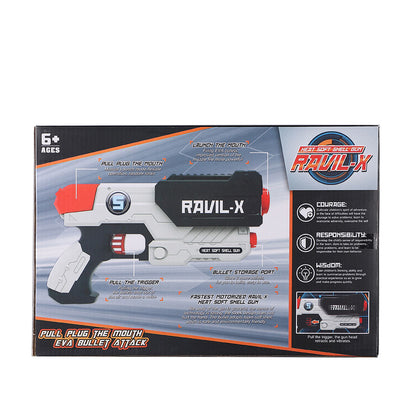 Heat Soft Shell Gun Toy Set 9PC