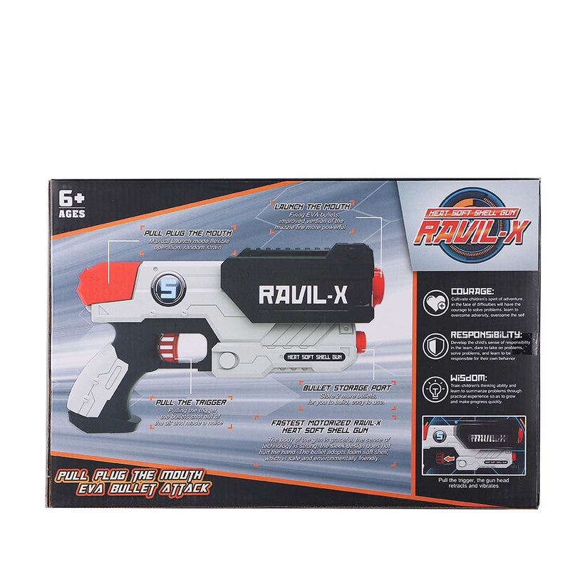 Heat Soft Shell Gun Toy Set 9PC