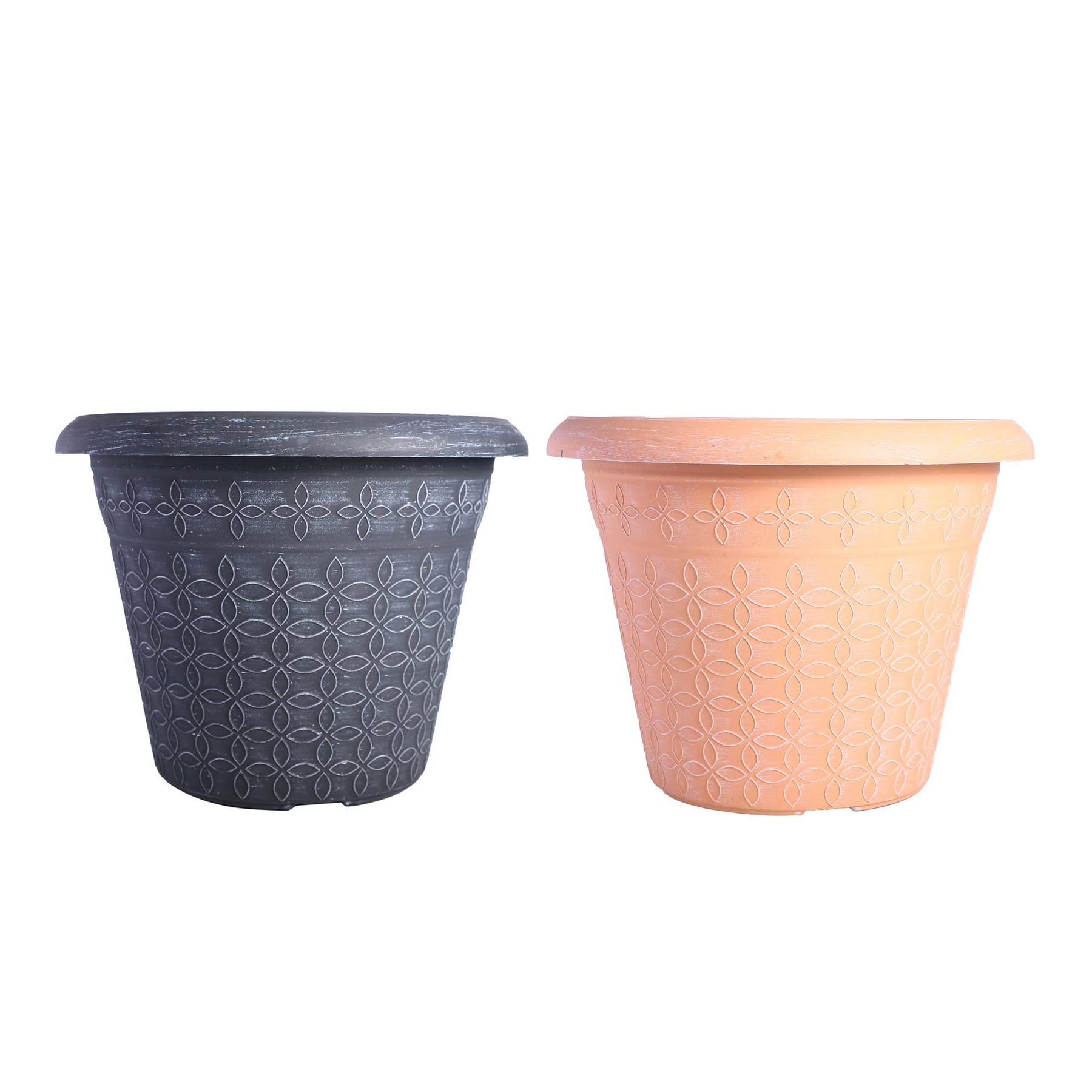 13 inch plastic planter Geometric Petals Plastic Planter 13inch – Selected Finds