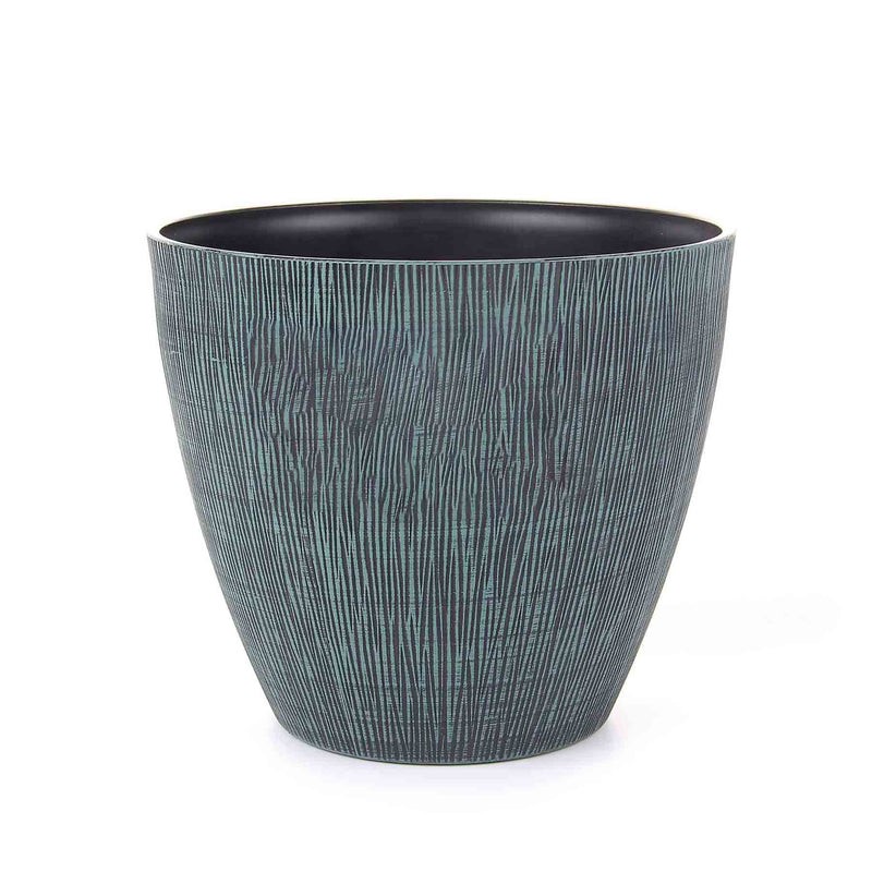 Allure Textured Effect Plastic Planter 9inch
