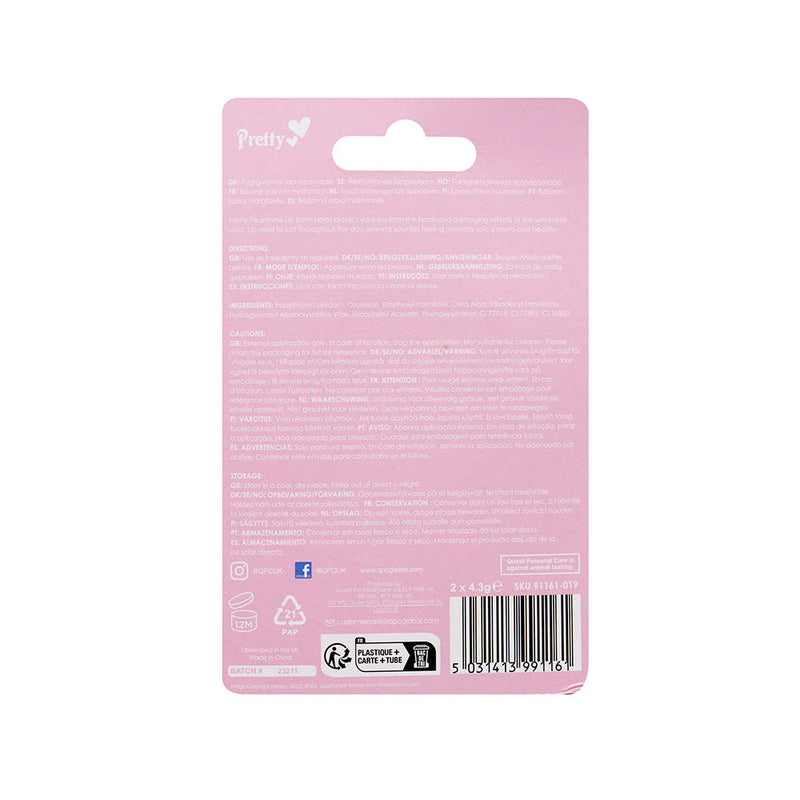 Pretty Moisturising Lip Balm Pearlshine 2Pack