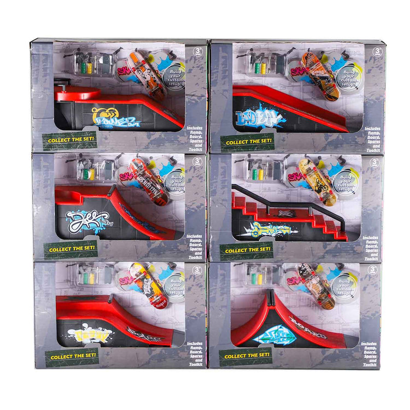 Finger Skateboard and Ramp Accessories Set