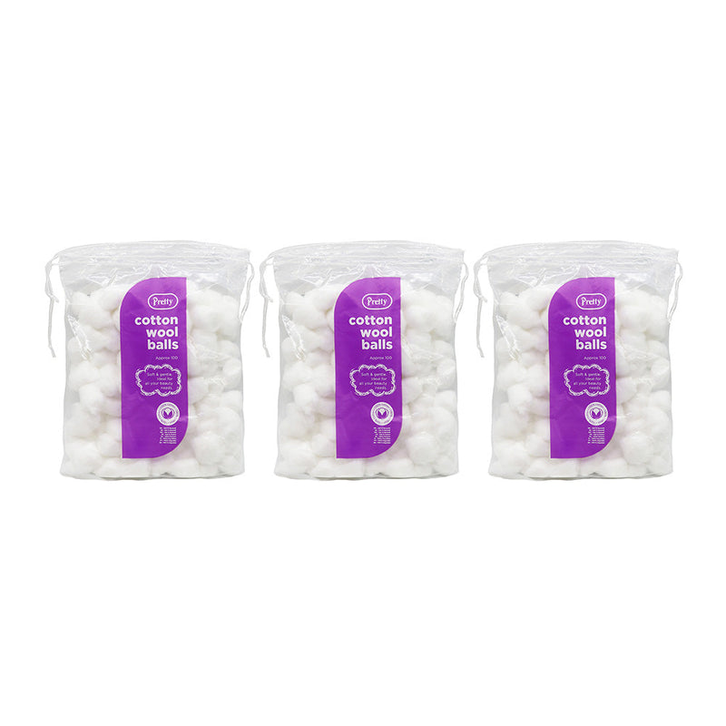 Pretty Cotton Wool Balls 100PC