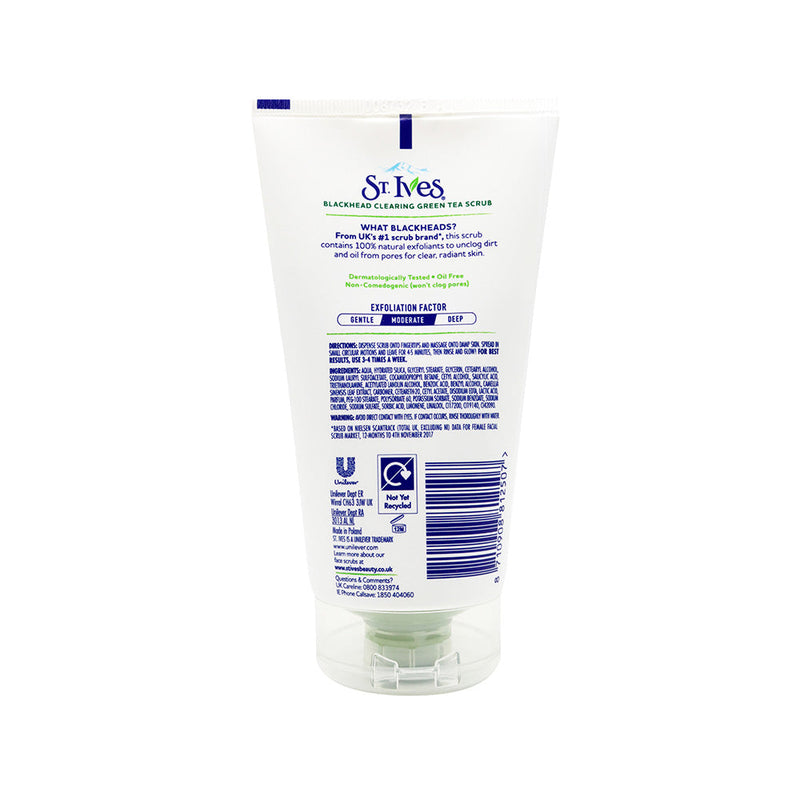 St. Ives Blackhead Clearing Green Tea Face Scrub 150ML