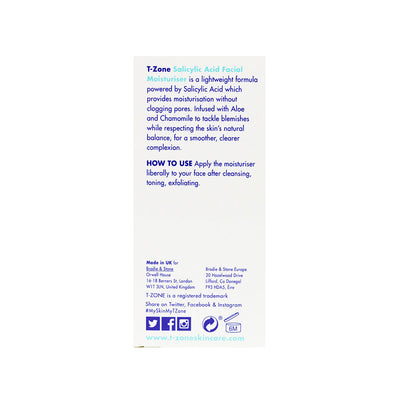 T-Zone Salicylic Acid Facial Moisturiser 30ML