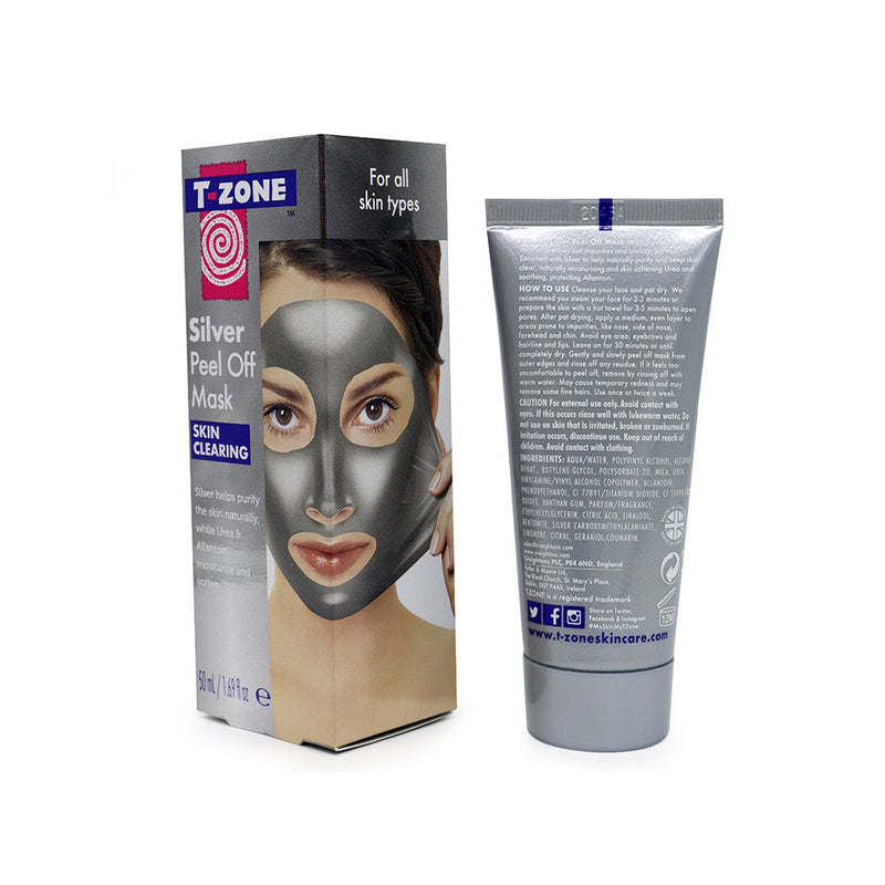 T-Zone Silver Peel Off Skin Clearing Face Mask 50ML