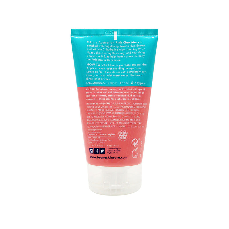 T-zone Australian Pink Clay Mask 125ML