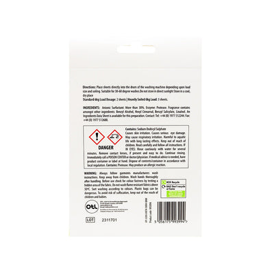 Bio Powerful Cleaning Action Laundry Sheets Tropical Scent 10Sheets