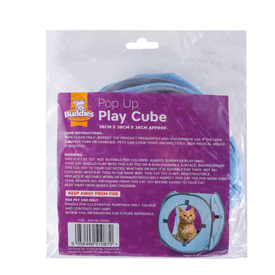 Cat Pop-Up Play Cube 38x38x38cm