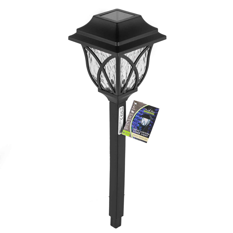 Cross Lantern Stake Light - Bright White LED