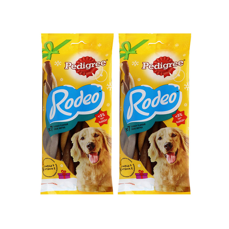 Pedigree Rodeo Dog Treats Turkey Flavour 7PK