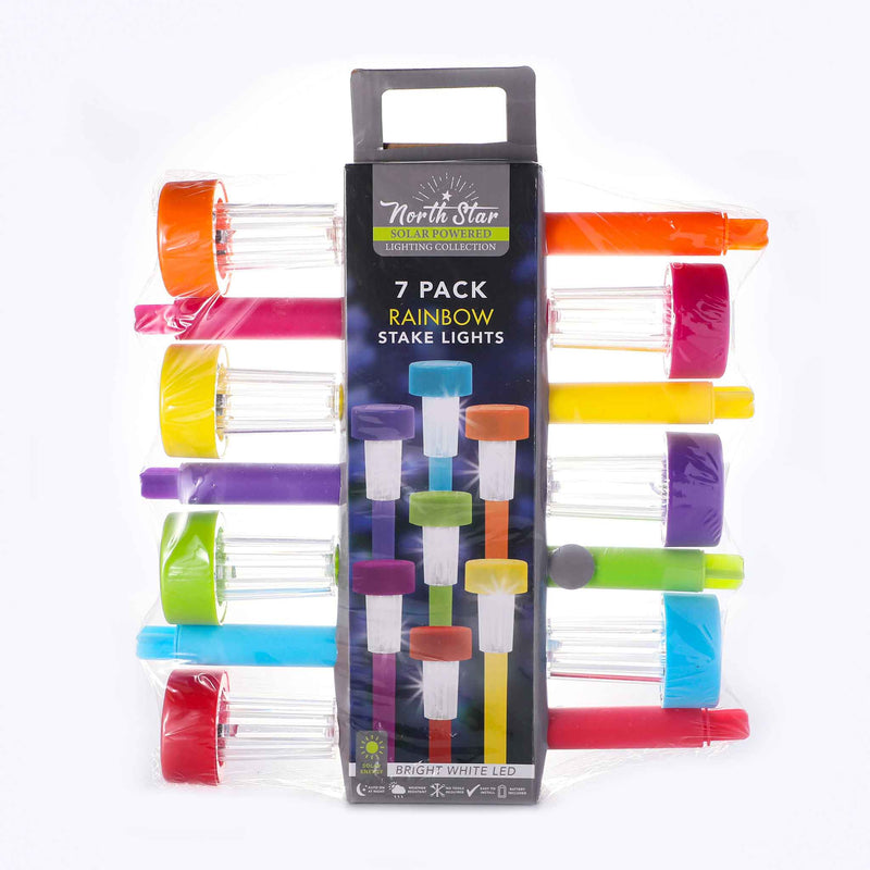 Rainbow Stake Lights 7PK