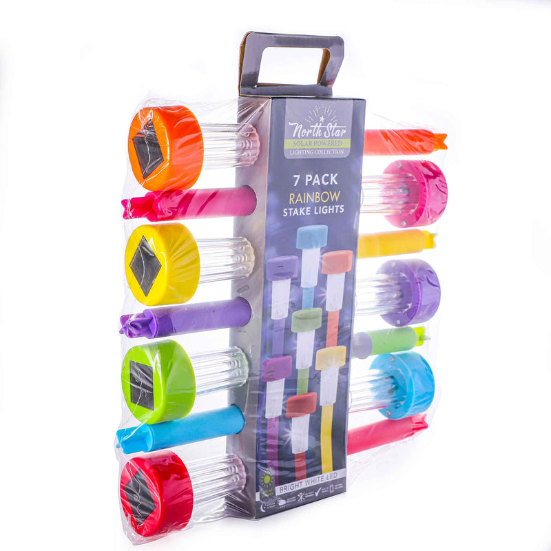 Rainbow Stake Lights 7PK
