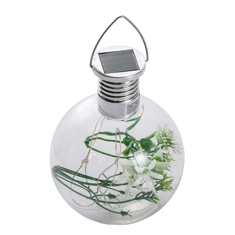 Solar Hanging Plant Ball Light - Warm White