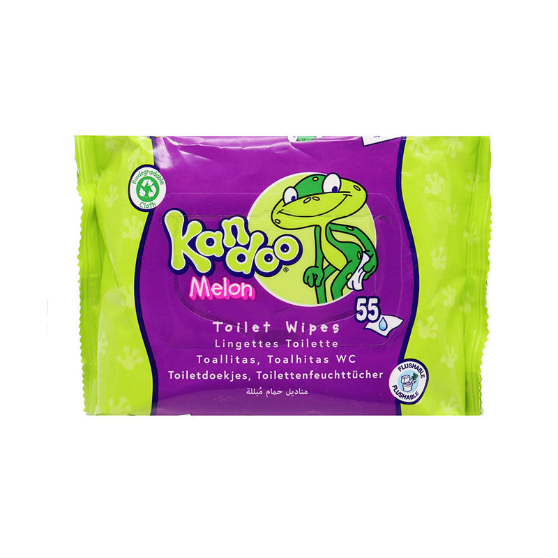 Kandoo Melon Toilet Wipes 55 Sheets
