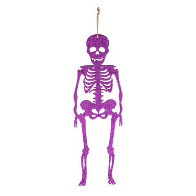 Glitter Hanging Skeleton 51cm