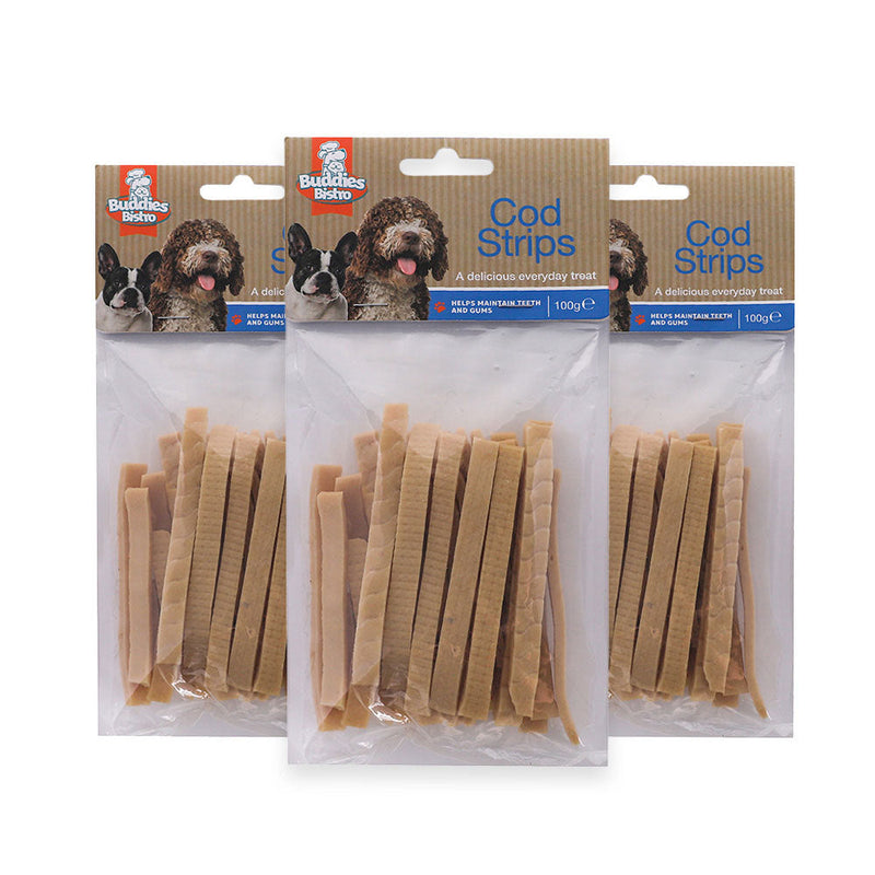 Delicious Treat Cod Strips 100g