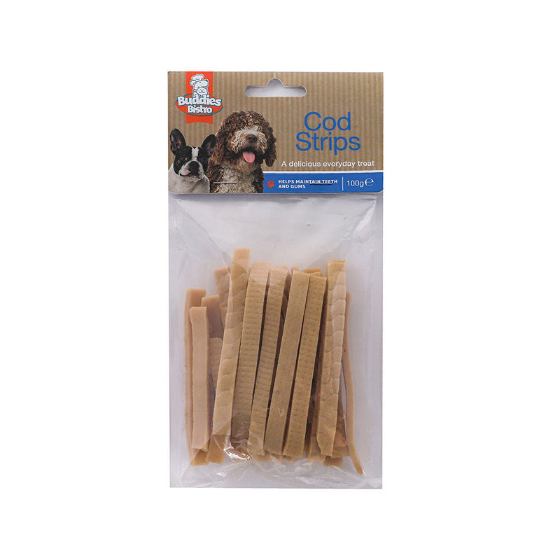 Delicious Treat Cod Strips 100g