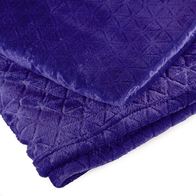 Luxury Embossed Triangle Throw 150x200cm