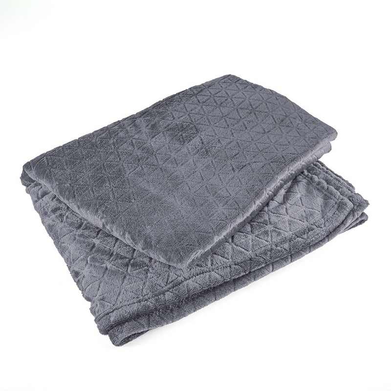 Luxury Embossed Triangle Throw 150x200cm