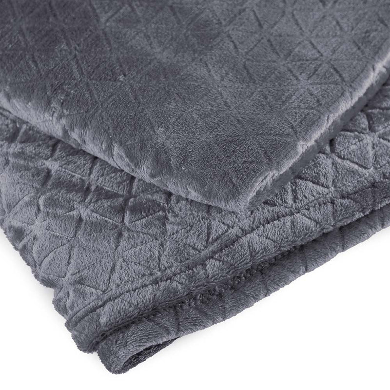 Luxury Embossed Triangle Throw 150x200cm