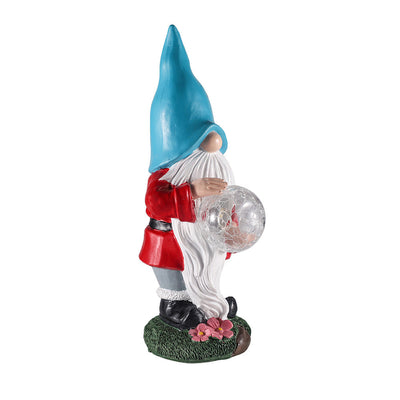 Gnome LED Crystal Ball Ornament