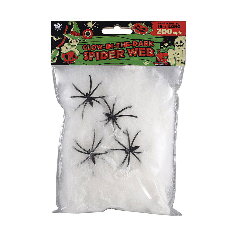 Spider Web Glow In the Dark Decoration