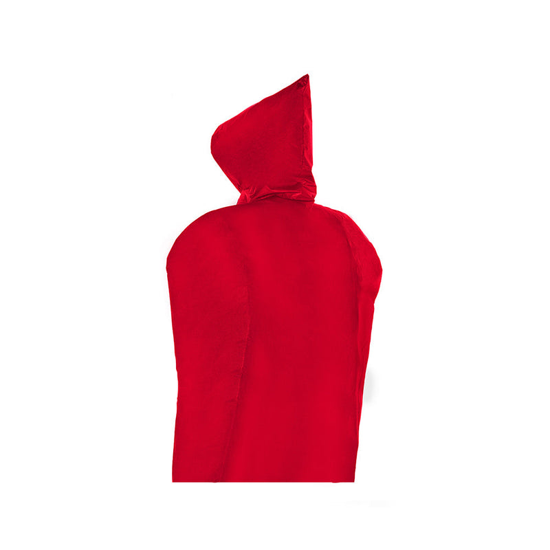 Hooded Cape Red And Black