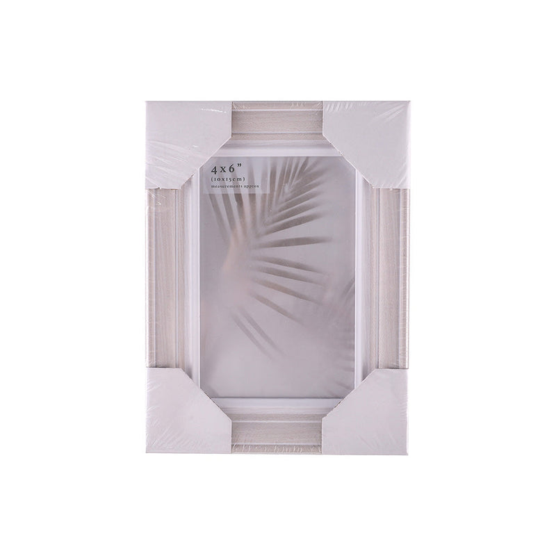 Grey Wooden Grain MDF Photo Frame 4x6Inch