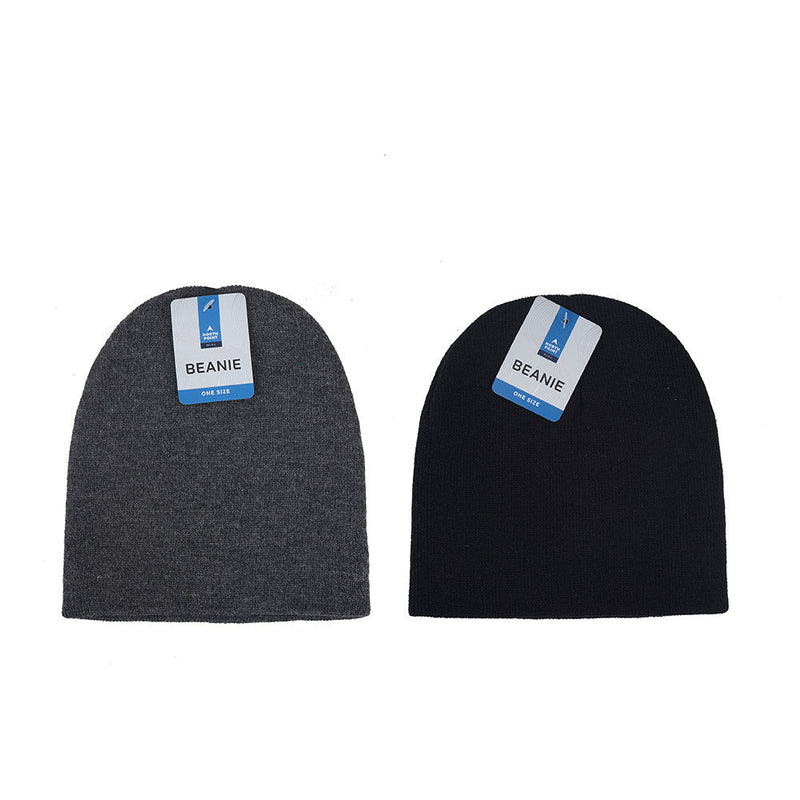 Mens Plain Beanie Hat