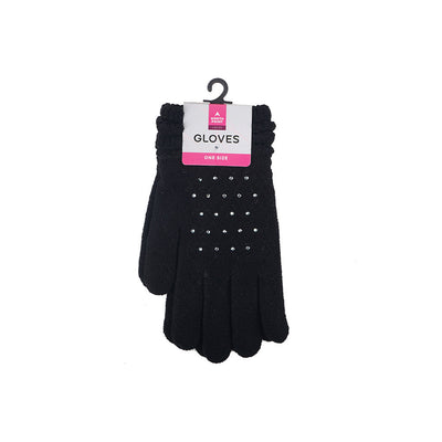 Ladies Gloves with Diamontes