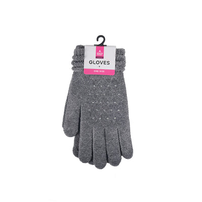 Ladies Gloves with Diamontes