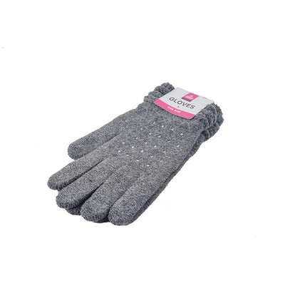 Ladies Gloves with Diamontes