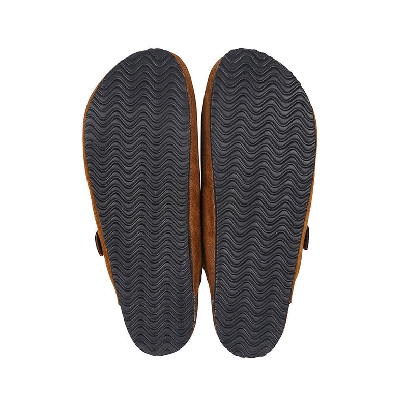 Mens Faux Suede Clogs