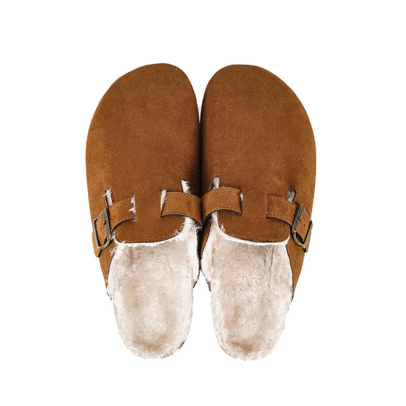 Mens Faux Suede Clogs