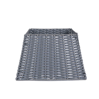 Folding Christmas Tree Skirt Black