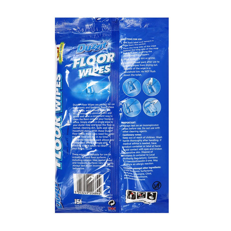 Duzzit Floor Wipes 24PK
