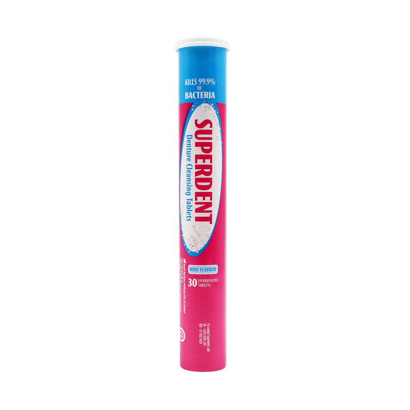 Superdent Denture Cleaning Tablets 30S