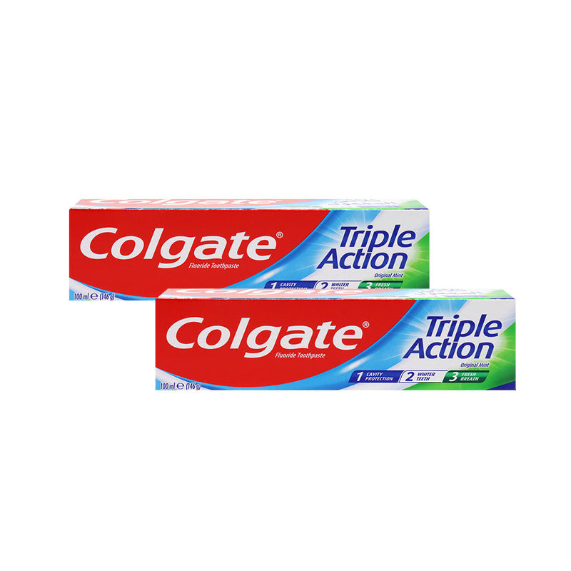 Colgate Triple Action Toothpaste Original Mint 100ML