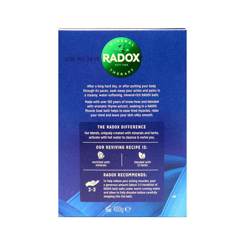 Radox Muscle Soak Bath Salts 400g