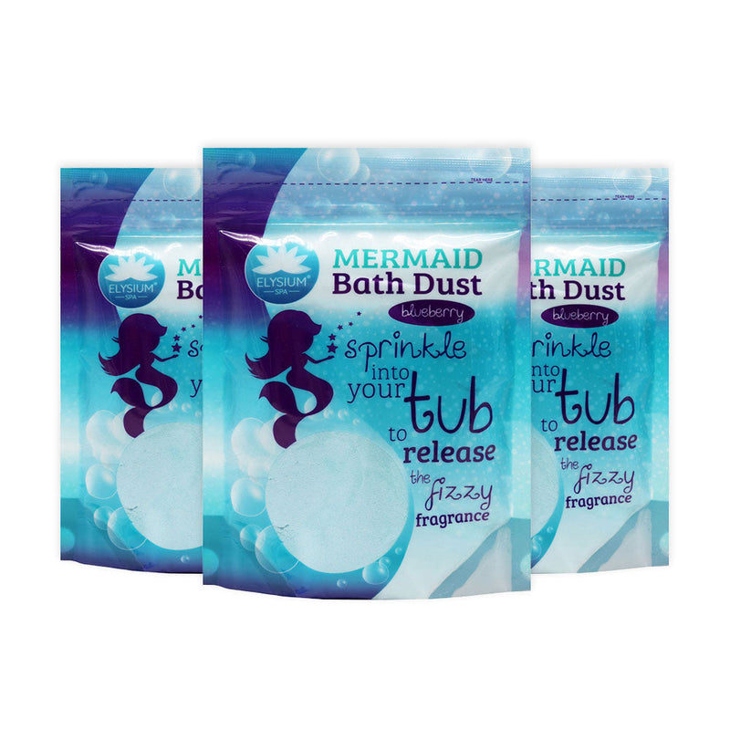 Elysium Spa Mermaid Bath Dust Blueberry 400g
