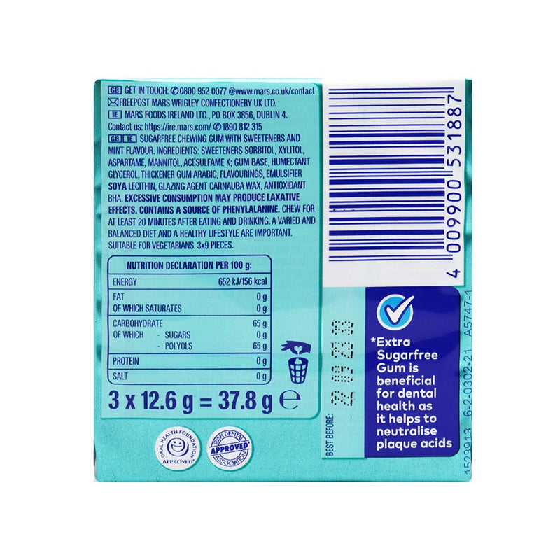 Wrigley Extra Cool Breeze Chewing Gum 3 Pack